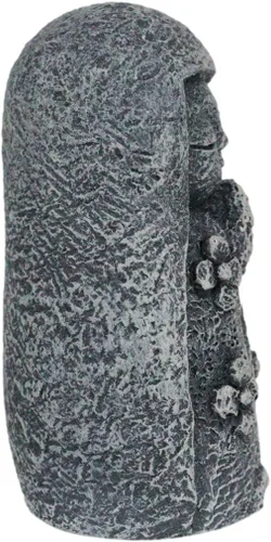 Vista 6 de Ebros Gift Buda Ksitigarbha Bodhisattva Bosatsu Niña Monje Orando con Ropa Floral Figura decorativa Budismo Altar Escultura Talismán de Protección