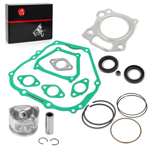 Vista 2 de Kit de reconstrucción de motor de sello de pistón, anillo y junta de 301cc STD compatible con Yamaha Golf Cart G11 G16 G20 1996-2002