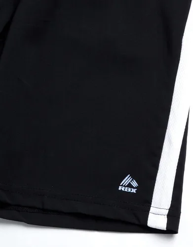 Vista 3 de RBX Pantalones cortos deportivos para niños, pantalones cortos de baloncesto con bolsillos, pantalones cortos de gimnasio para niños (8-16)