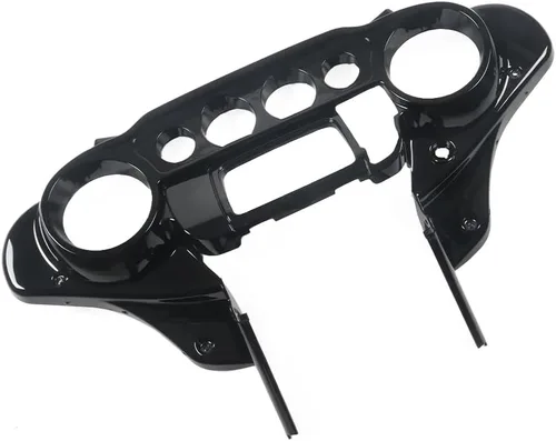Vista 4 de Carenado interior de murciélago delantero negro brillante para Harley Davidson 2014 2023 Touring Electra Glide Street Glide 15 16 17 18 19 20 21 22