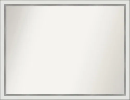 Vista 507 de Amanti Art Espejo personalizado, espejo de baño estrecho Alexandria White Wash, espejo de pared o espejo de tocador de baño sobre el fregadero