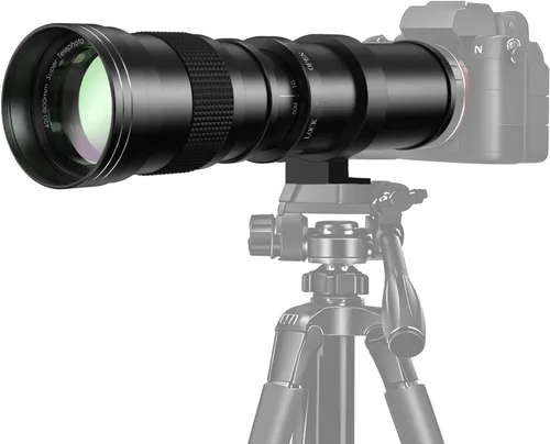 Vista 9 de 420-800mm f/8.3 Lente teleobjetivo Zoom para cámara SLR para Canon T7i T6 T6i T6s T7 T8i T3i, T4i, T5, T5i, SL2, SL1 4000D 2000D 80D 90D 5D III 6D