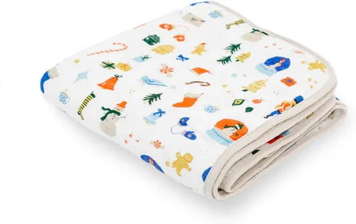 Vista 29 de Little Unicorn Manta de recepción para recién nacidos Ultra suave, tela de muselina multicapa Regalo para recién nacidos y para llevar