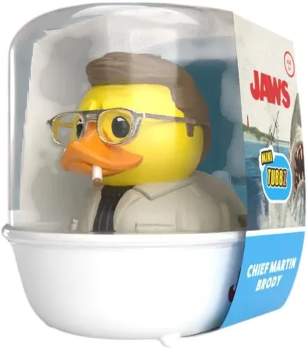 Vista 8 de TUBBZ Figura coleccionable de pato de goma de vinilo de Bruce The Shark de edición en caja, producto oficial de Jaws, TV, películas y videojuegos