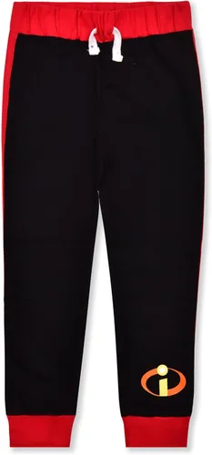 Vista 4 de Disney The Incredibles Boys Long Sleeve Shirt and Jogger Pants Set for Toddler and Little Kids RedBlack