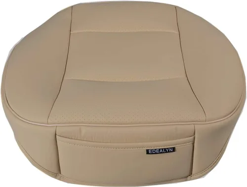 Vista 4 de Funda protectora de lujo para asiento de coche en cuero sintético - Funda para asiento delantero - Funda para base de asiento individual