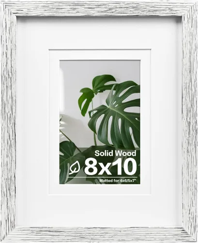 Vista 91 de Egofine - Portarretratos de 4 x 6 pulgadas, de madera maciza con plexiglás, para fotos de 3.5 x 5 con paspartú o de 4 x 6 sin paspartú, para colocar