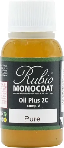 Vista 71 de Rubio Monocoat Muestra de Tinte y Acabado para Madera - Niebla 5% Aceite Plus Parte A Aceite de linaza para madera de secado rápido y ecológico