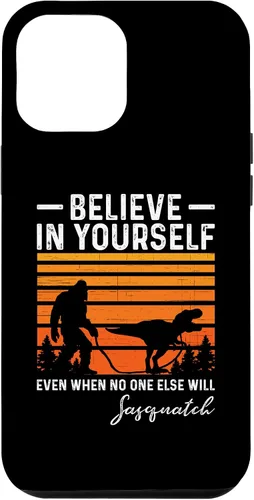 Vista 6 de Funda divertida para iPhone 15 Bigfoot Sasquatch Tyrannosaurus Rex Believer
