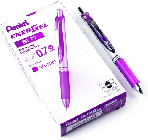 Vista 6 de Pentel Energel Bolígrafo retráctil con cañón - Rosa