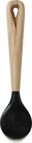 Vista 6 de Lodge ACM10R41 - Almohadilla para fregar, uno, rojo y cepillo de limpieza SCRBRSH, 10 pulgadas
