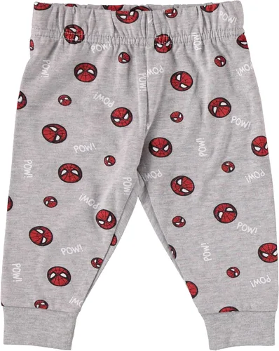 Vista 4 de Spiderman - Conjunto de ropa de 3 piezas para bebé con body de bebé, pantalones y sombrero, disfraz de Marvel Avengers para bebé niño