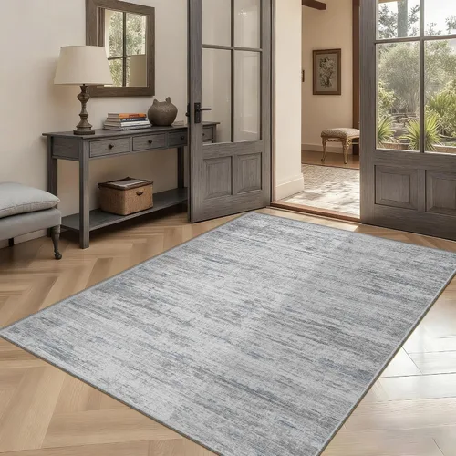 Vista 58 de Alfombra de pasillo lavables de 2 x 5, moderna alfombra abstracta para corredor, alfombra de pasillo de cocina ultrafina con respaldo