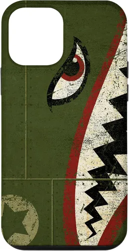 Vista 16 de WWII P-40 Fighter Plane Shark Mouth Warbird Nose Art Case for iPhone 17