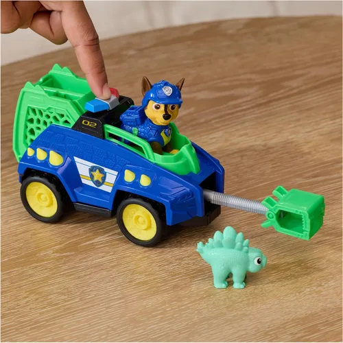 Vista 8 de PAW Patrol The Dino Movie Chase Dino Rescue Cruiser Vehículo de juguete
