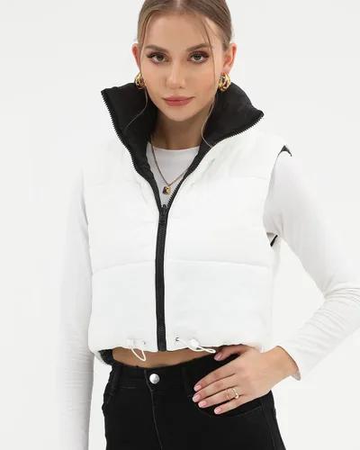 Vista 38 de Xeoxarel Chaleco acolchado corto con bolsillos para mujer (XS-XXL)