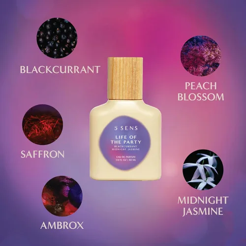 Vista 4 de 5 SENS Discovery Kit - Eau de Parfum Travel Spray Set: In Too Deep, Catch Feelings, Life of the Party, Twin Flame & Burn For You - Fragancia fina