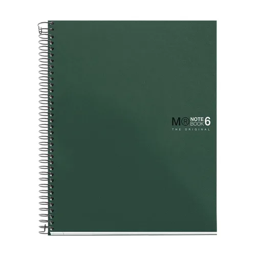 Vista 11 de Miquelrius - Cuaderno original A6, 6 rayas de colores, tapa de polipropileno opaco, tamaño 4.134 x 5.827 in, sin taladrar, 150 hojas de 2.47 oz/m²