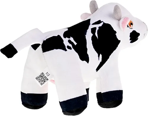 Vista 5 de LA GRANJA DE Zenon Vaca Lola 5 pulgadas Peluche suave y abrazable El Reino Infantil