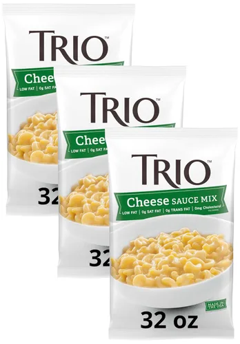 Vista 9 de Trio Mezcla de salsa de queso, macarrones con queso, salsa de queso pretzel, rica y aterciopelada, bolsa de 32 onzas
