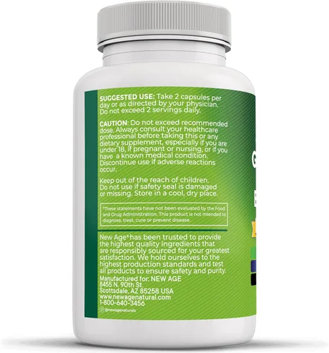 Vista 8 de NEW AGE Aceite de orégano Extracto de ajo y hoja de olivo con astrágalo - Suplemento para mujeres y hombres - 60