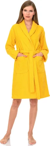 Vista 12 de TowelSelections - Bata de baño de mujer de 100% algodón, estilo chal de rizo corto Angel Falls