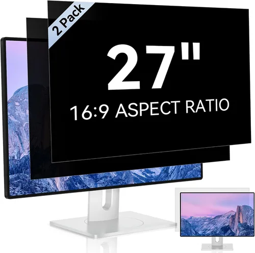 Vista 19 de Pantalla magnética de privacidad para MacBook Pro de 13 pulgadas (2016-2022, M1, M2), filtro de luz azul antirreflejos con cubierta de cámara