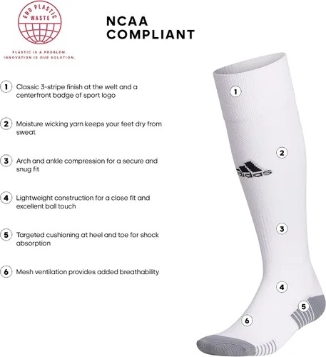 Vista 2 de adidas Copa Zone Cushion 4 Soccer Socks (1-Pair)