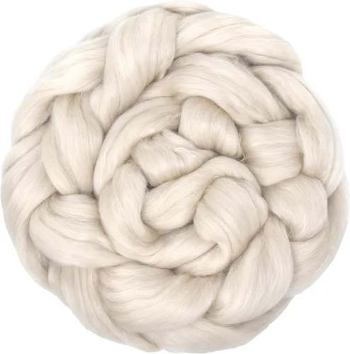 Vista 4 de Mezcla de fibra de seda de alpaca para bebé, lujosamente suave, negro Negro natural