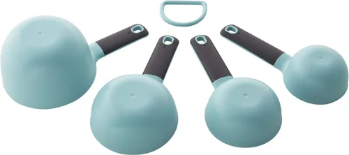 Vista 2 de KitchenAid Tazas medidoras, juego de 4, Aqua Sky (paquete de 12)
