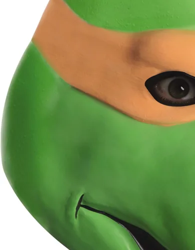 Vista 3 de Nickelodeon Teenage Mutant Ninja Turtles - Máscara de látex para adultos de Michelangelo