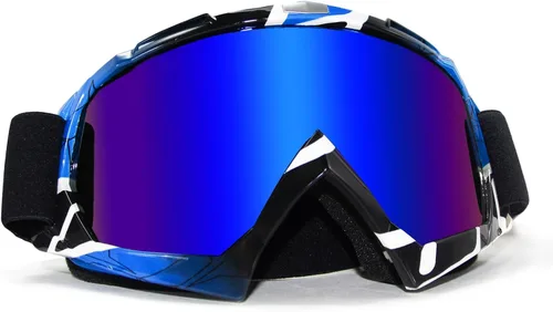 Vista 22 de Gafas de motocross - Gafas para motocicleta de tierra para hombres, mujeres y jóvenes - MX para todoterreno, conducción en pistas y carreras