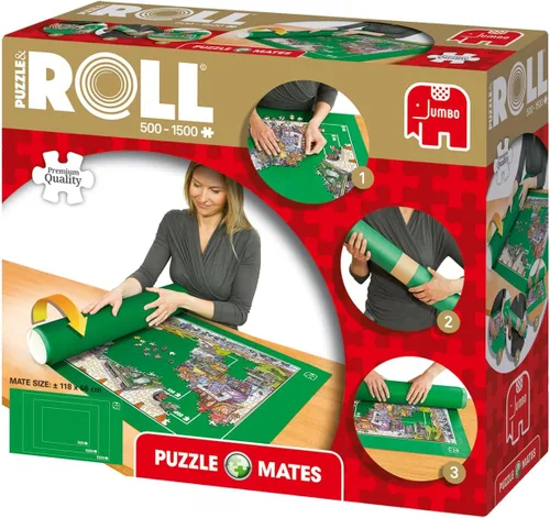 Vista 3 de Jumbo Juegos - Puzzle Mates and Roll - Puzzlematte bis 1500 Teile - Art. Nº 17690