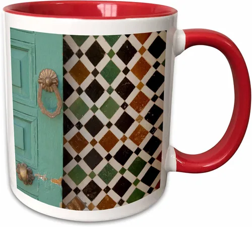 Vista 7 de 3dRose Danita Delimont – Moorish la Arquitectura – Marruecos, Islamic law courts, puerta de knocker-af29 cmi0032 – Cindy Miller Hopkins – Tazas