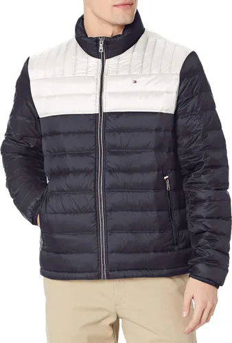 Vista 29 de Tommy Hilfiger Chaqueta acolchada plegable con aislamiento de plumón real para hombre Negro