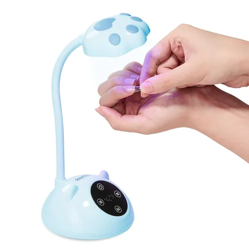 Vista 11 de Beetles - Lámpara de uñas con cuello de cisne (36 mW/cm², inalámbrica, UV, 36 mW/cm²) Rechargeable 2000mAh UV Light for Gel Nails Press on Nails