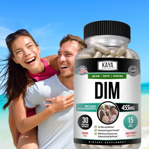 Vista 9 de Kaya Naturals DIM Ultra (30 cápsulas) Suplemento DIM para mujeres y hombres Cápsulas vegetales con extracto de brócoli y bioperina Suplemento