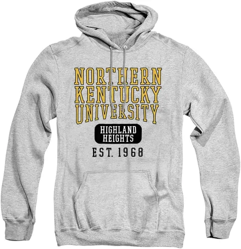 Vista 393 de LOGOVISION Colección de sudaderas con capucha unisex con diseño oficial de Collegiate Est. Date para hombres y mujeres
