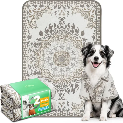 Vista 85 de FXW Almohadillas lavables para orina para perros, almohadillas para cachorros con súper absorbentes, diseñadas específicamente para jaulas de 24