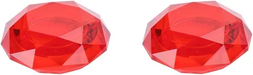 Vista 5 de Joystick Cover Silicone Controller Joystick Button Cap Crystal Appearence (Red)