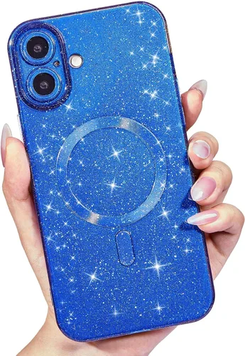 Vista 85 de LoeoeL Funda para iPhone 12 con Purpurina Compatible con Magsafe, Femenina Linda Brillante Magnética Mag Safe Bonita Funda para Teléfono