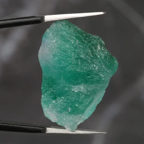 Vista 2 de REAL-GEMS Esmeralda verde natural de 16.9 quilates, piedra preciosa suelta rugosa curativa de cristal AXF-779, S, Gema, tono realza esmeralda