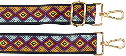 Vista 4 de ZANQANO - Correa de repuesto para bolsa bandolero, ajustable, estilo guitarra, multicolor