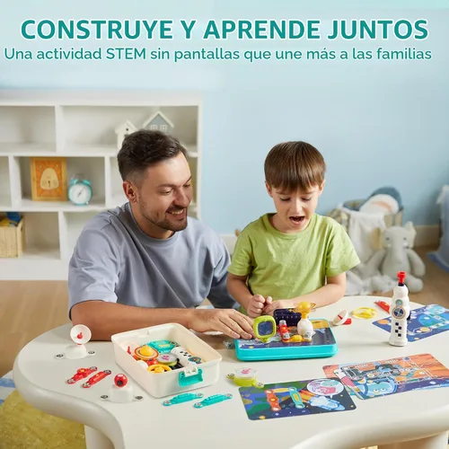 Vista 7 de JOVA Klever Kits 50+ Projects Space Circuits - Kit de electrónica para niños con más de 46 componentes, juguetes electrónicos STEM juguetes