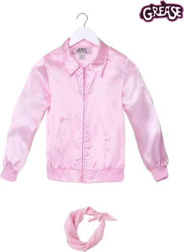 Vista 8 de Disfraz de mujer rosa con grasa para niñas