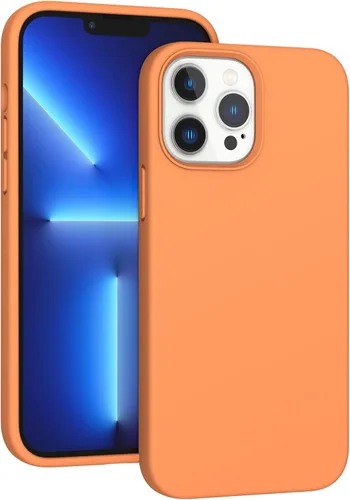 Vista 8 de Compatible con iPhone 13 Pro Max 6.7 pulgadas, [a prueba de golpes] [antiarañazos] Funda delgada de silicona líquida protectora de gel de goma