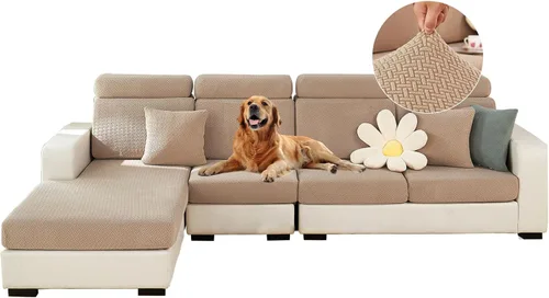 Vista 14 de Beacon Pet Funda universal para sofá 2025, fundas de cojín elásticas resistentes al desgaste, fundas de sofá mágicas, protector de muebles Hojas