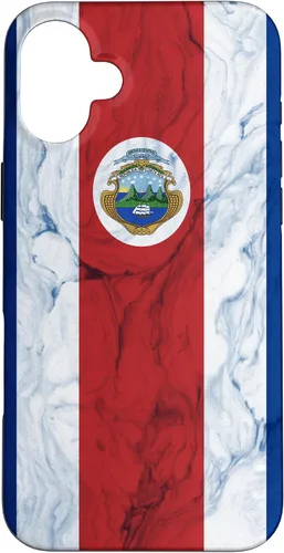 Vista 23 de Bandera de Costa Rica y fondo elegante - Funda del orgullo costarricense para iPhone 17
