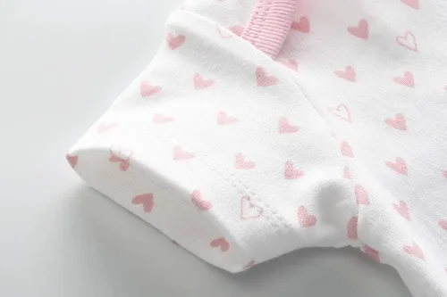 Vista 3 de Kiddiezoom Conjunto de ropa unisex de manga corta para bebé recién nacido