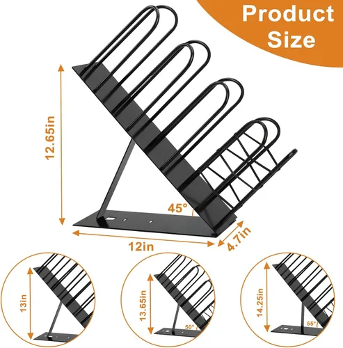 Vista 2 de Soporte de metal para tazas y tapas, dispensador de taza de café con 4 compartimentos, soporte para taza de café negro para encimera, organizador